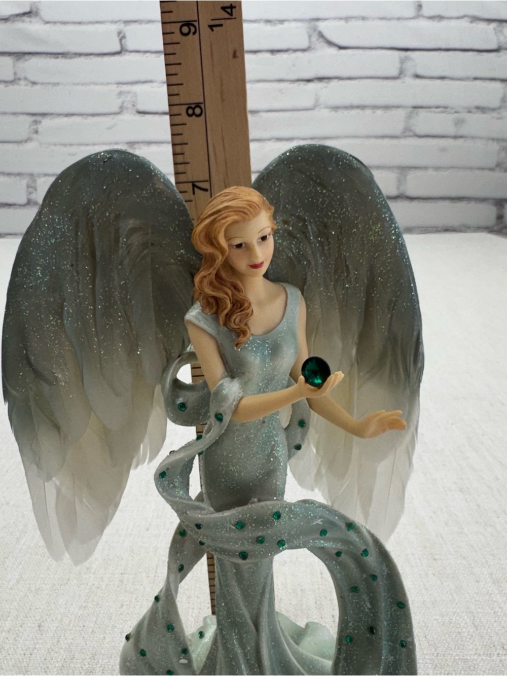 Hamilton Collection Divine Touch of Tranquility Angel Figurine COA Never Display - Picture 11 of 11